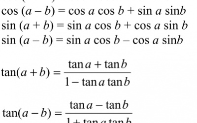 Les formules de trigonométrie – Astuce n°3